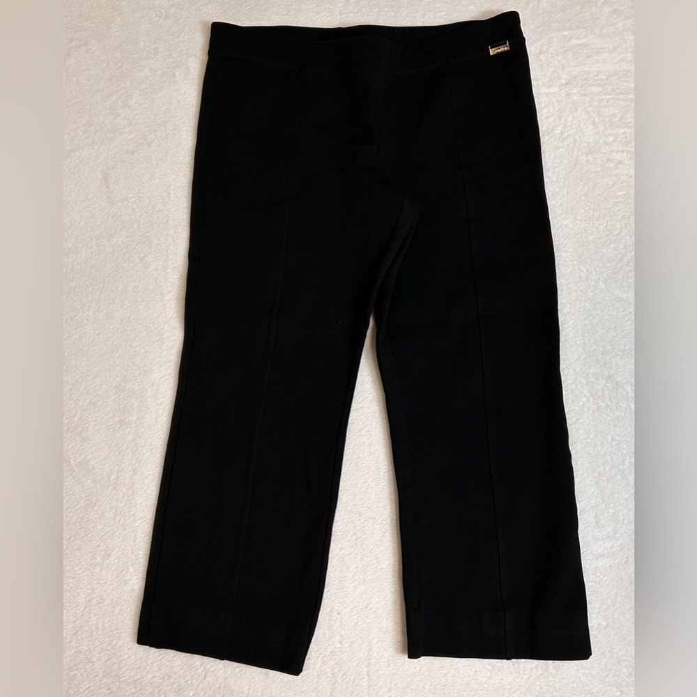 Calvin Klein Women's Pants Size XL Black Power Stretch Pull On